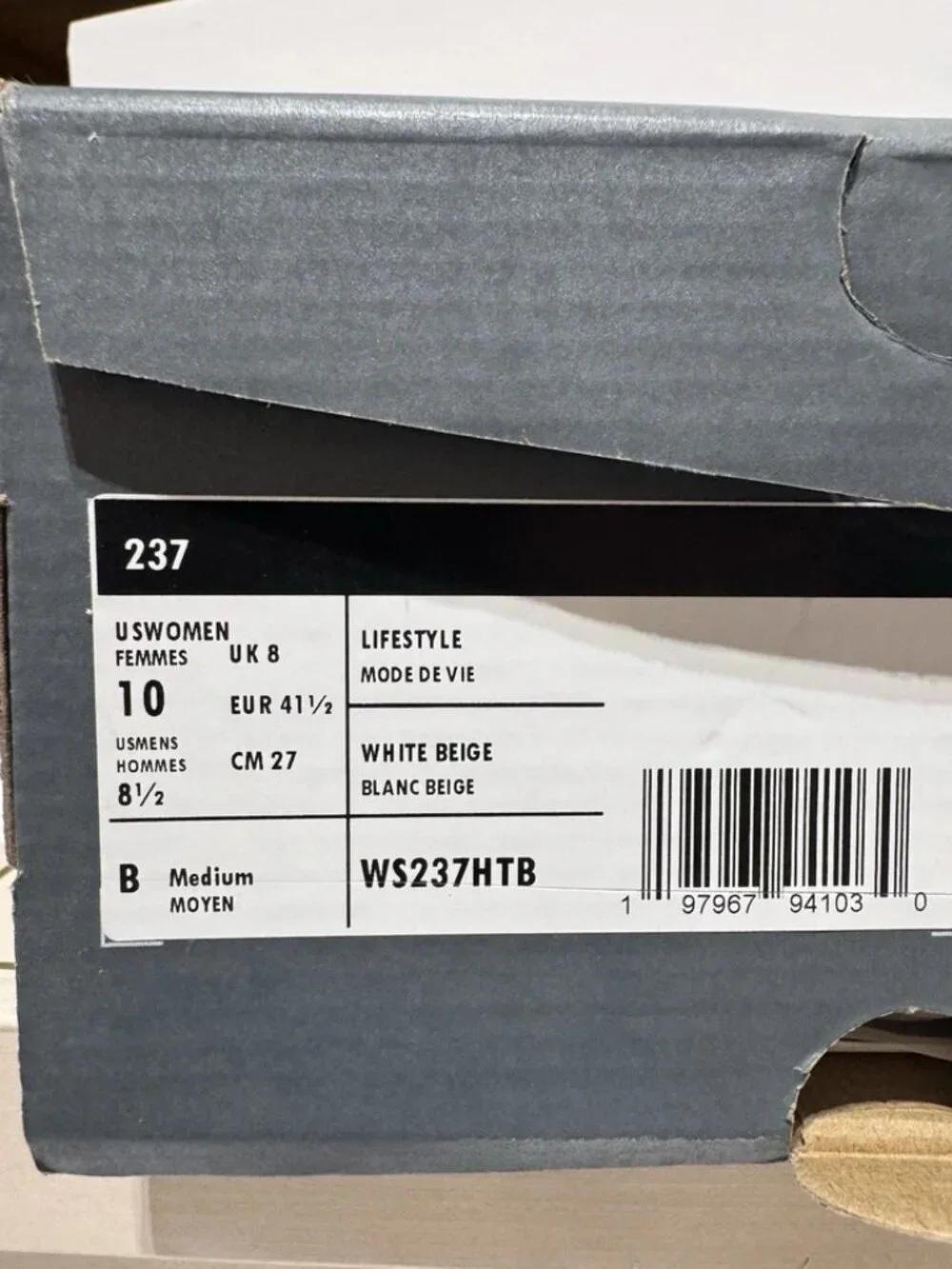 New Balance Womens 237 Sneakers White Size 10B